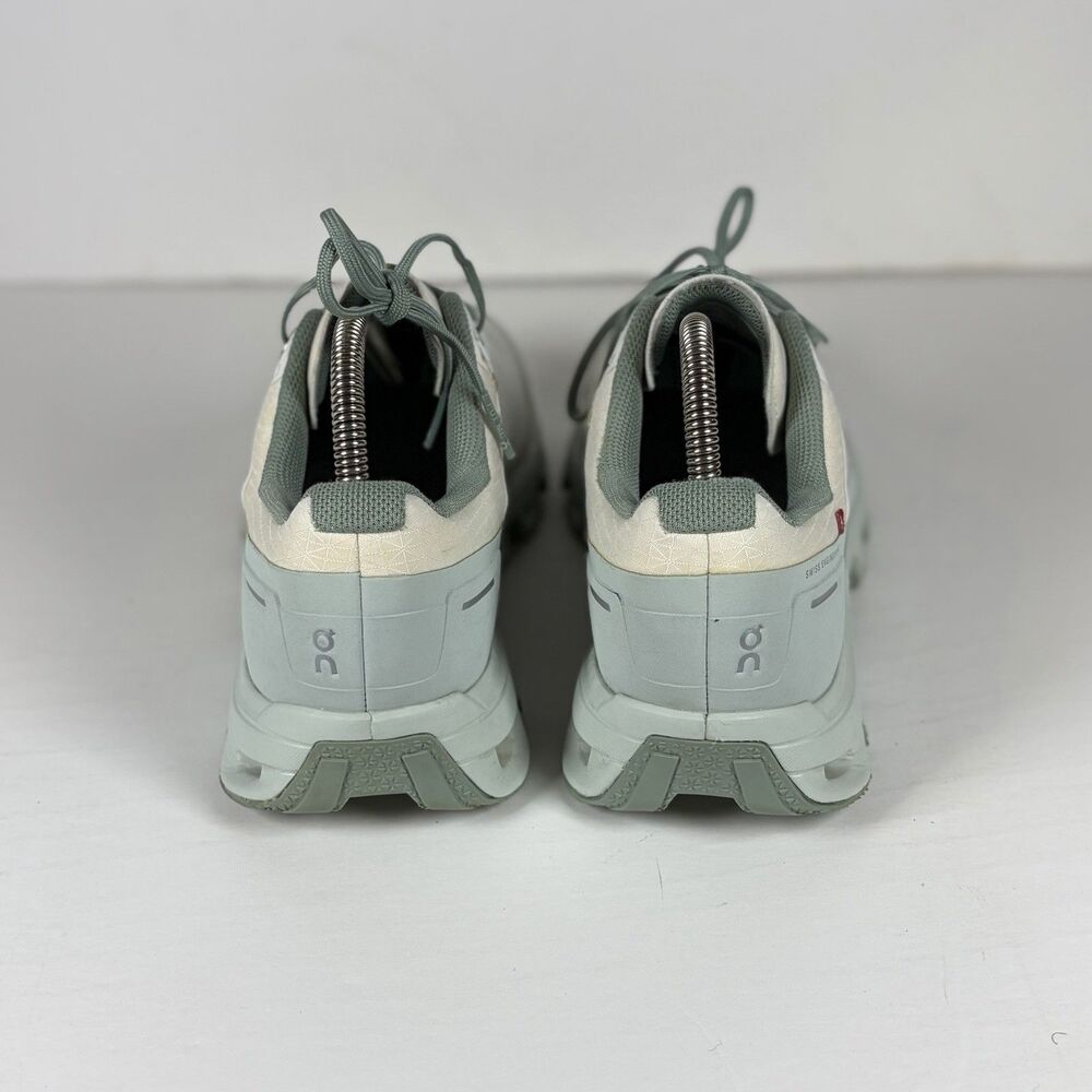 ON Cloudventure Women’s Size 6 Athletic Running Sneakers Shoes White Moss - Picture 4 of 9